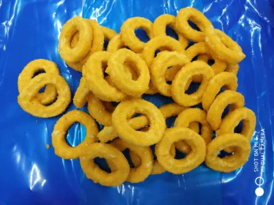 Todarodes Empanados Congelados Calamar Pacificus/Calamares/Pota/Sotong Ring