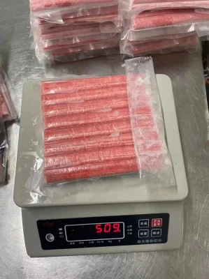 Palillo de cangrejo de surimi de suministro de fábrica congelada